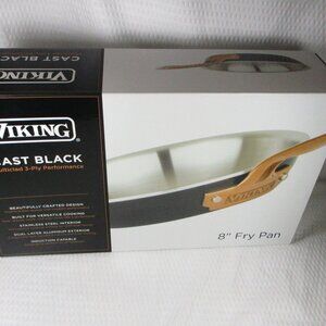 Viking Cast Black 3-Ply Performance - 8" Fry Pan Stainless Steel, Copper Handle